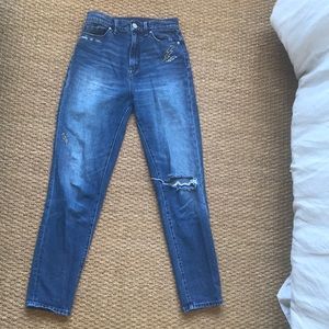 BDG Embroidered High-waist Jean